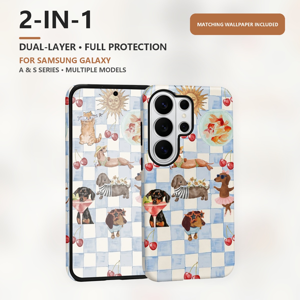 Funny Dogs Summer 2-in-1 Dual- - đánh giá và giá Computer Case