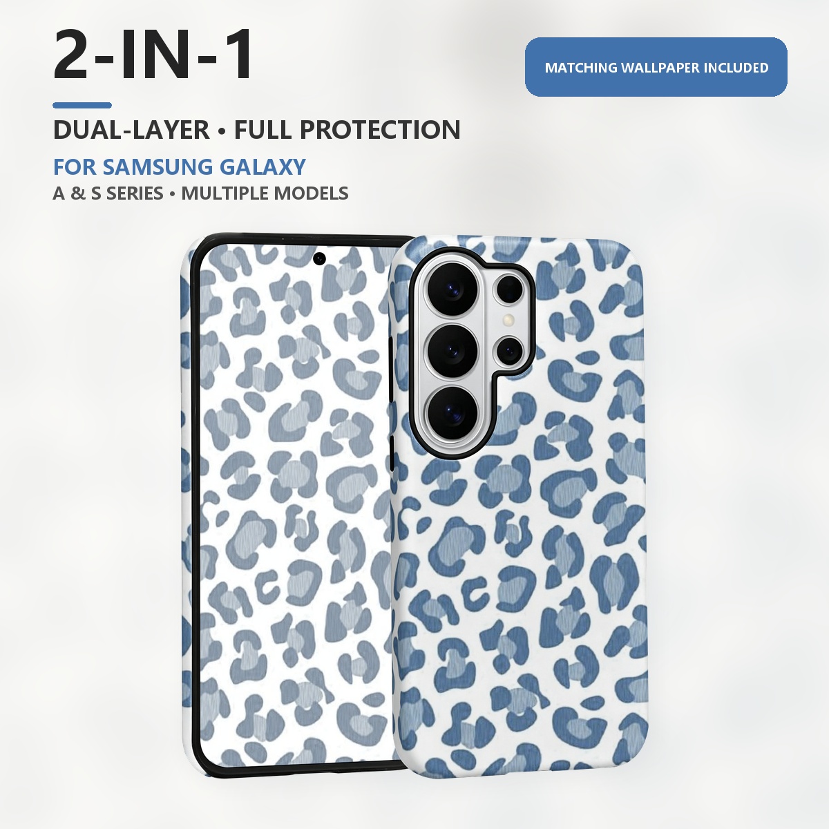 Blue Leopard Print 2-in-1 Dual - đánh giá và giá Computer Case